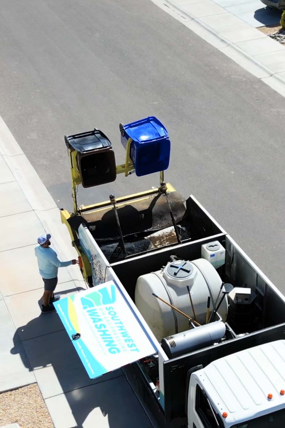 Curbside bin cleaning Las Cruces